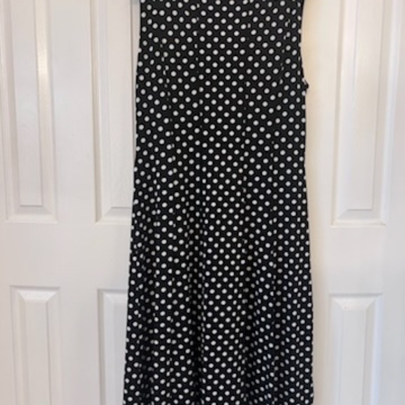 Perceptions Polka Dot Dress A Line Black White 16 - Picture 6 of 16